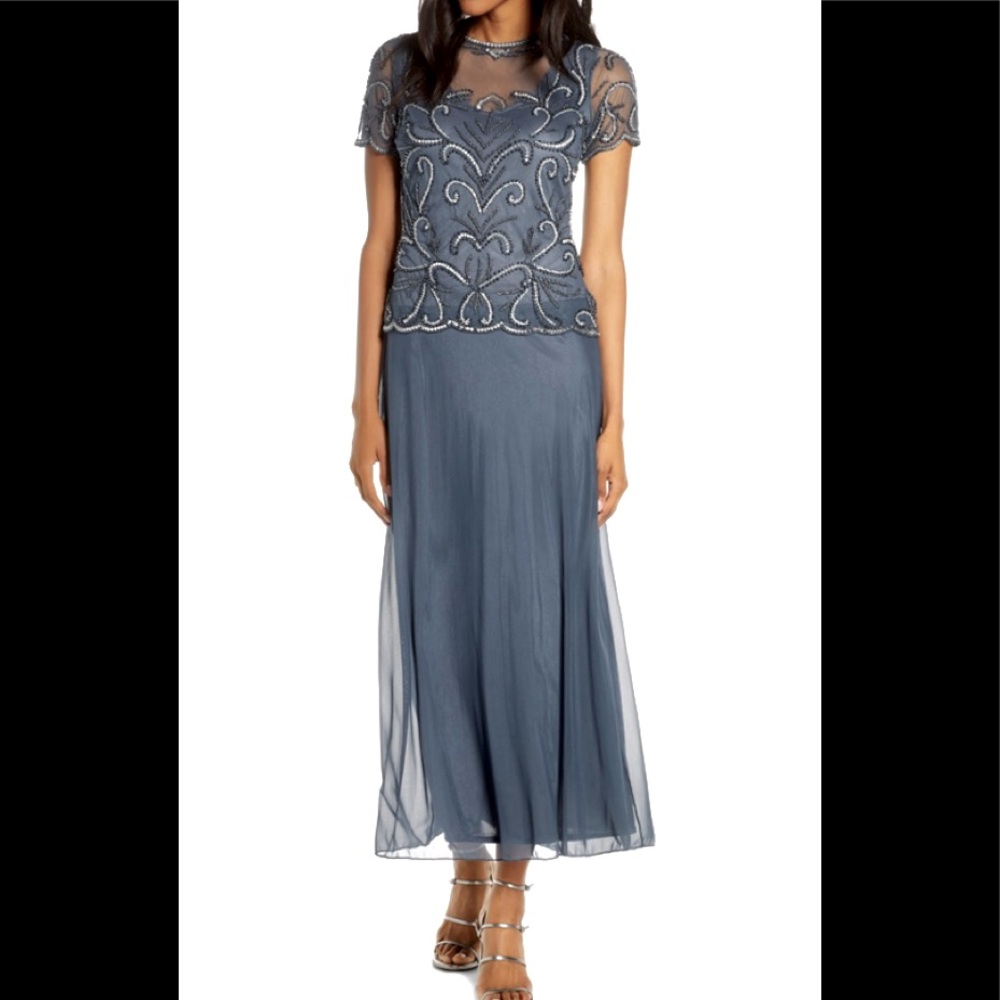 Pissarro Nights mock 2 piece gown.